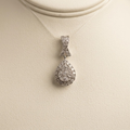 14k White Gold 0.26CT Diam Pendant