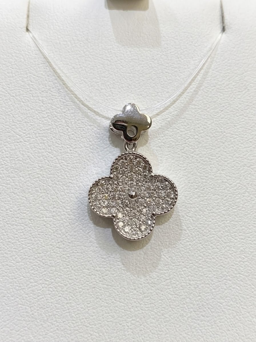 14k White Gold 0.47CT Diam Pendant