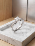 14K 1CTW 3/4 princess diamond
