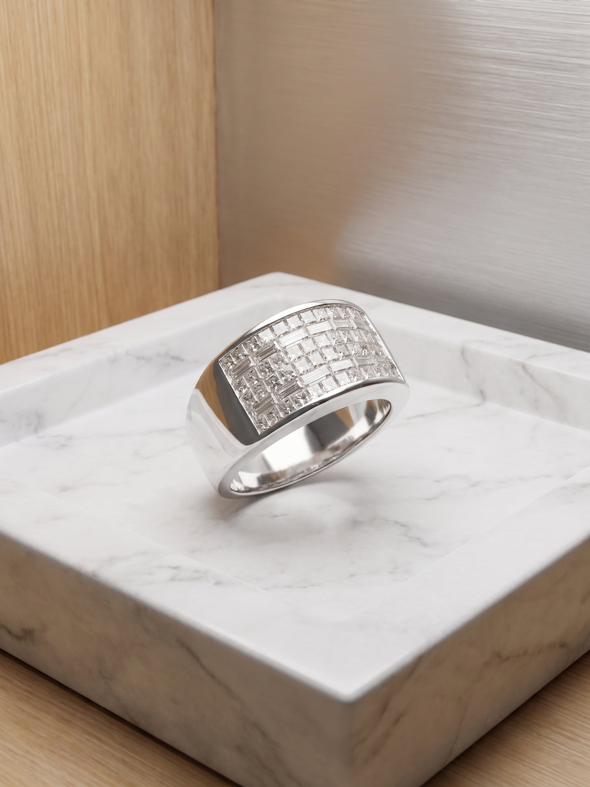 14K WG 3.0 CT