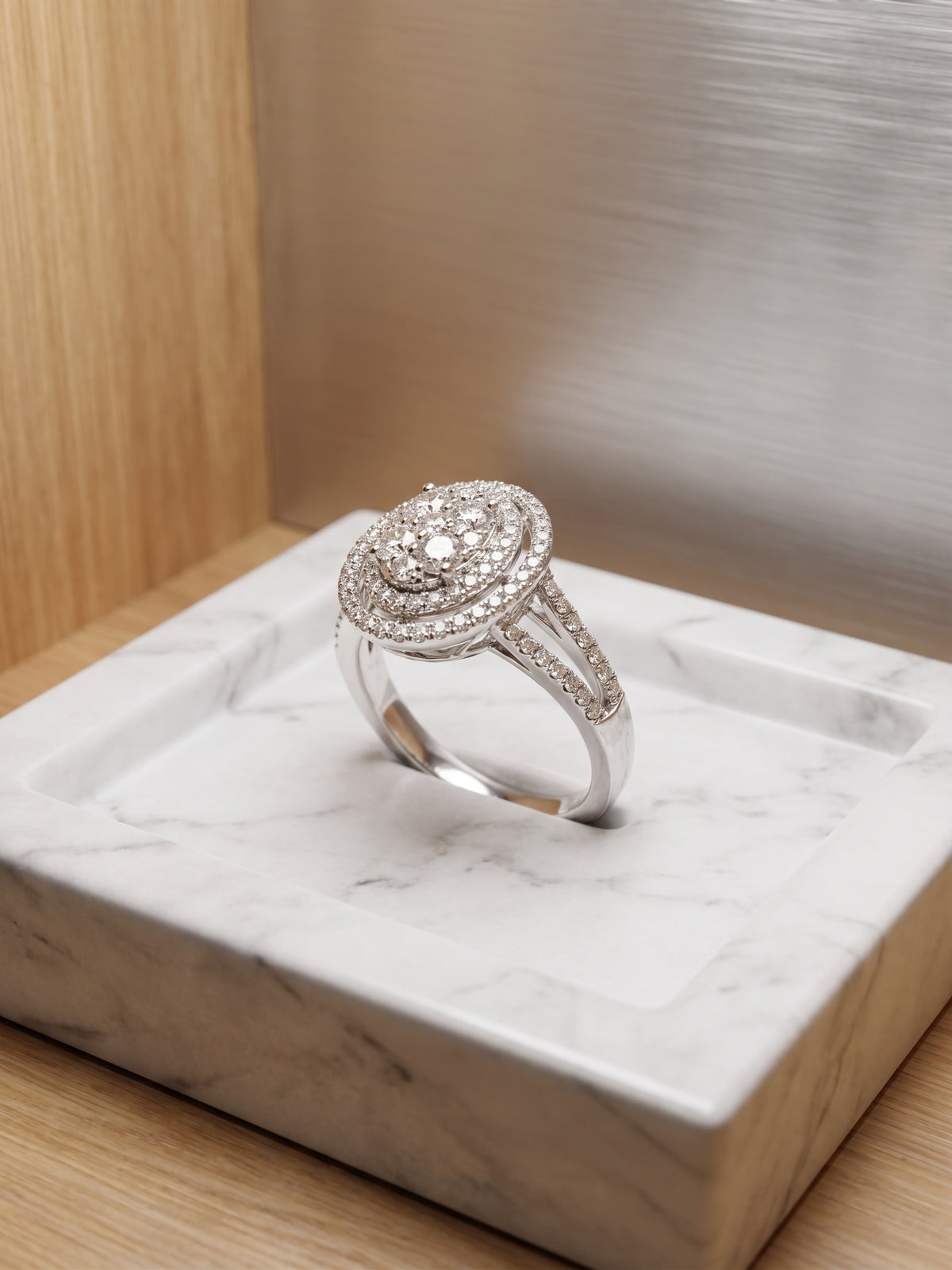 18K 1.25CTW HALO DIAM R $2,999-10618K 1.25CTW HALO DIAM