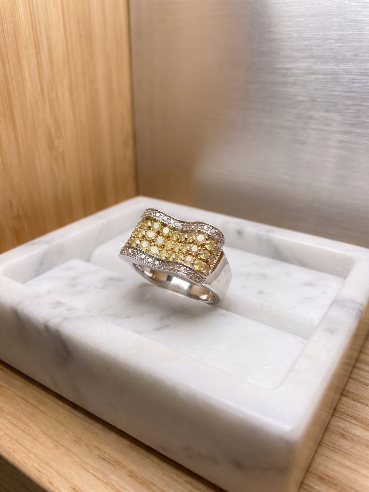 14KT Yellow Daimond Ring