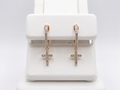 1/6 CTW Dia Cross Dangling