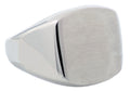 Mens Stainless Steel Signet Ring