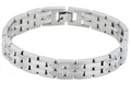 Men's Stainless Steel w/ Cubic Zirconia