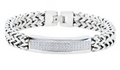 Men's Stainless Steel w/ Cubic Zirconia