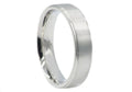 Mens 6mm Matte Finish Stainless Steel Band Ring