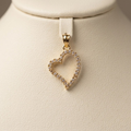 14k Yellow Gold Heart Pendant