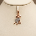 Yellow Gold Dog Pendant
