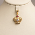 10k Yellow Gold Crown Stone Ruby