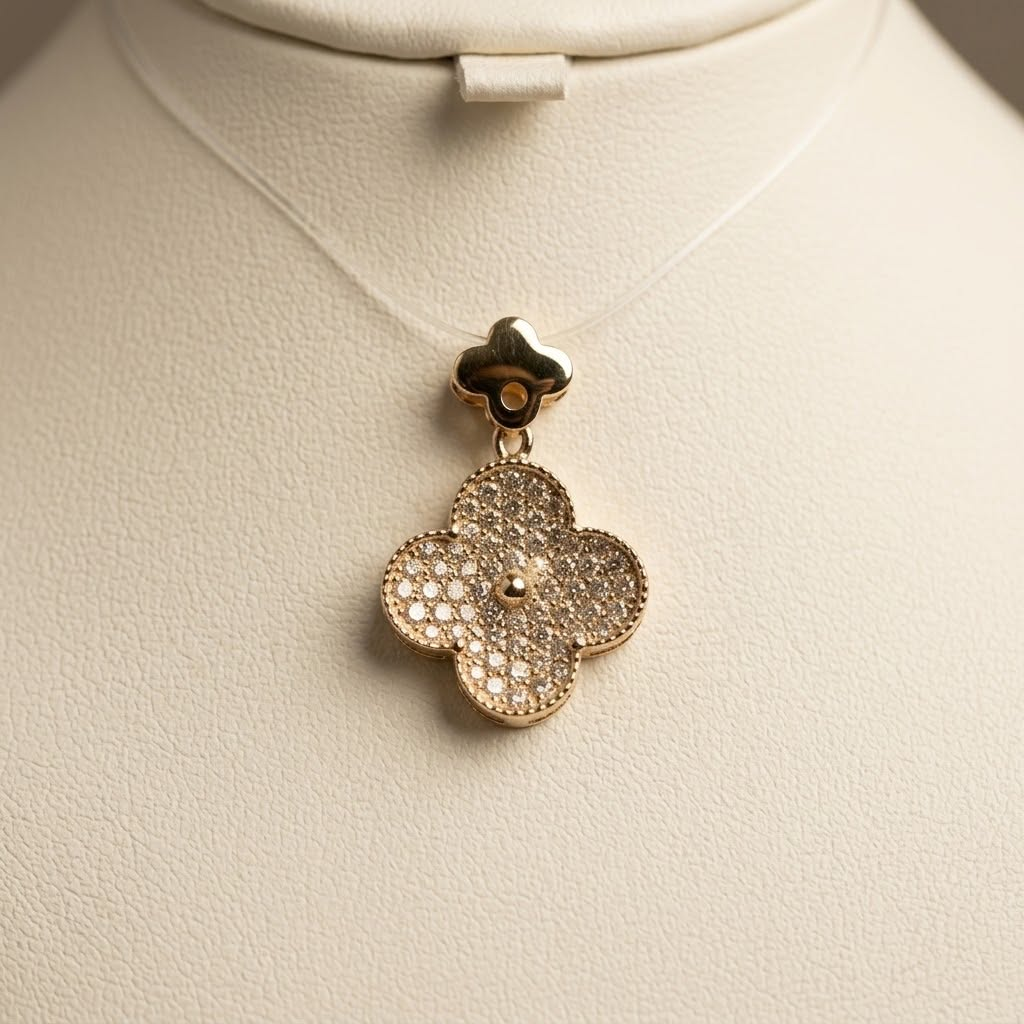 14k Yellow Gold 0.47CT Pendant