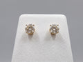 14K Yellow Gold 1.0CT Lab Grown Diamond Earrings