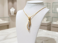14K Yellow Gold 0.37CT Lab Grown Diamond Pendant & Chain