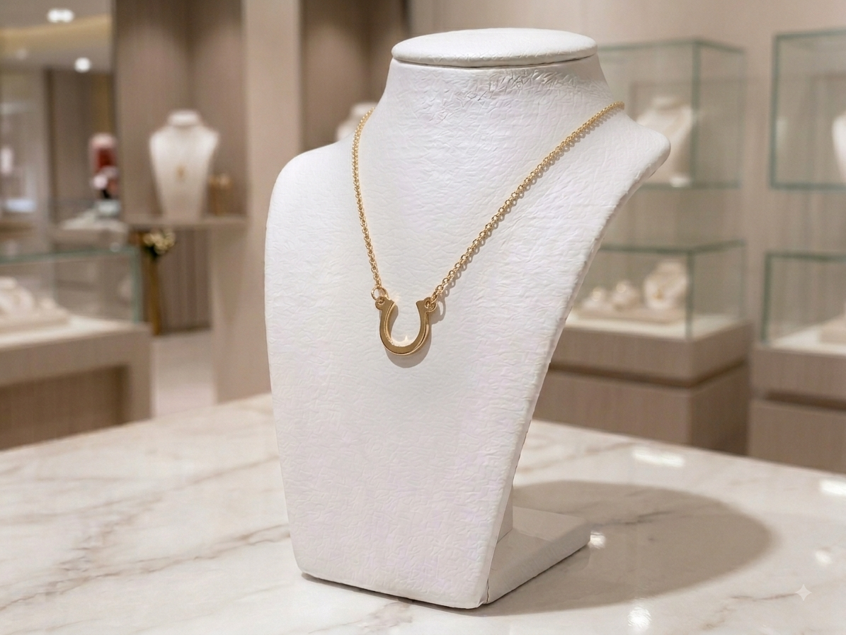 14K Yellow Gold Pendant & Chain