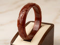 Natural Red Jade Bangle Bracelet