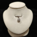 14k White Gold, Diamond Pendant 0.15CT
