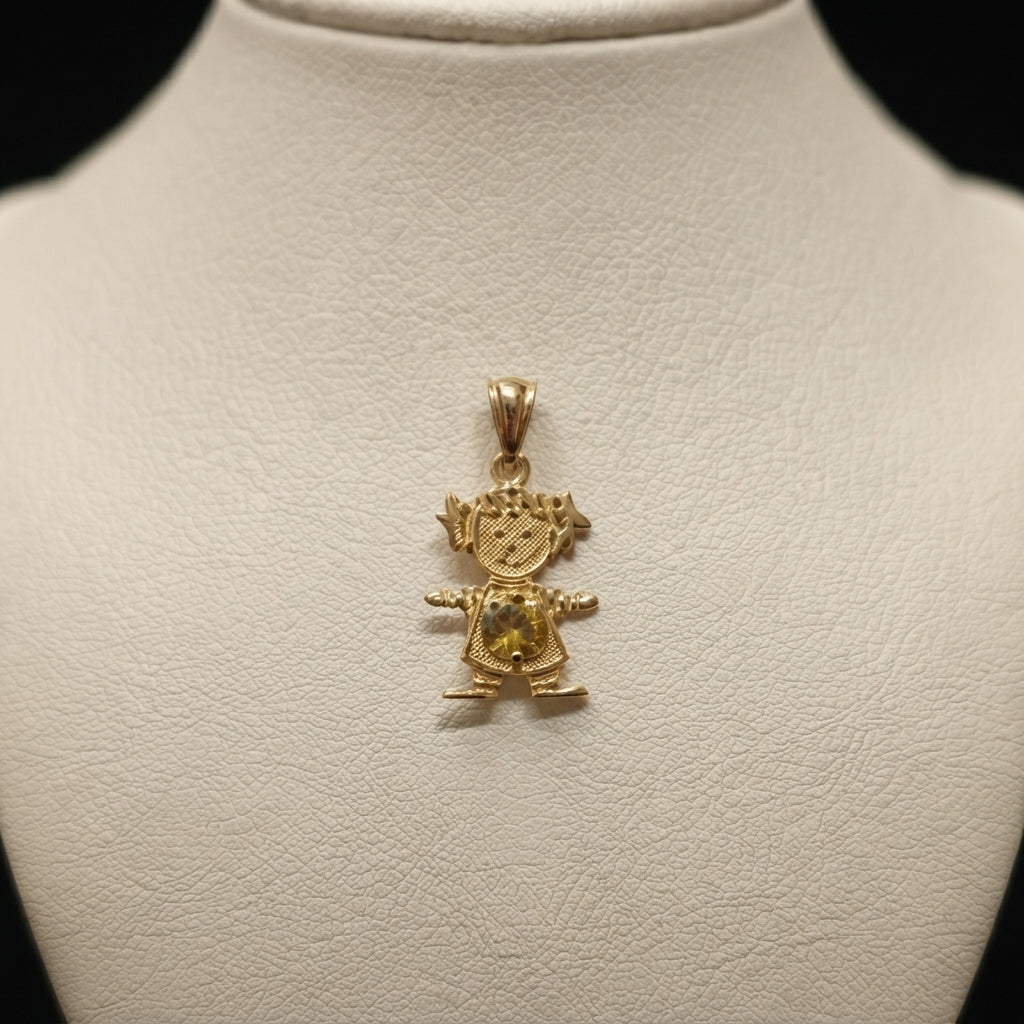10k Yellow Gold, Topz Girl