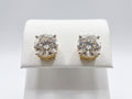 10K Yellow Gold 3.02CT Lab Grown Diamond Earrings