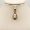 14k Yellow Gold, 0.17 CT Diamond