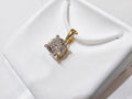 14K Yellow Gold 0.75CT Lab Grown Diamond Pendant