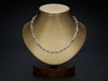14k White Gold, Neck Paper Clip 16"
