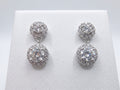 14K White Gold 1.75CT Lab Grown Diamond Earrings