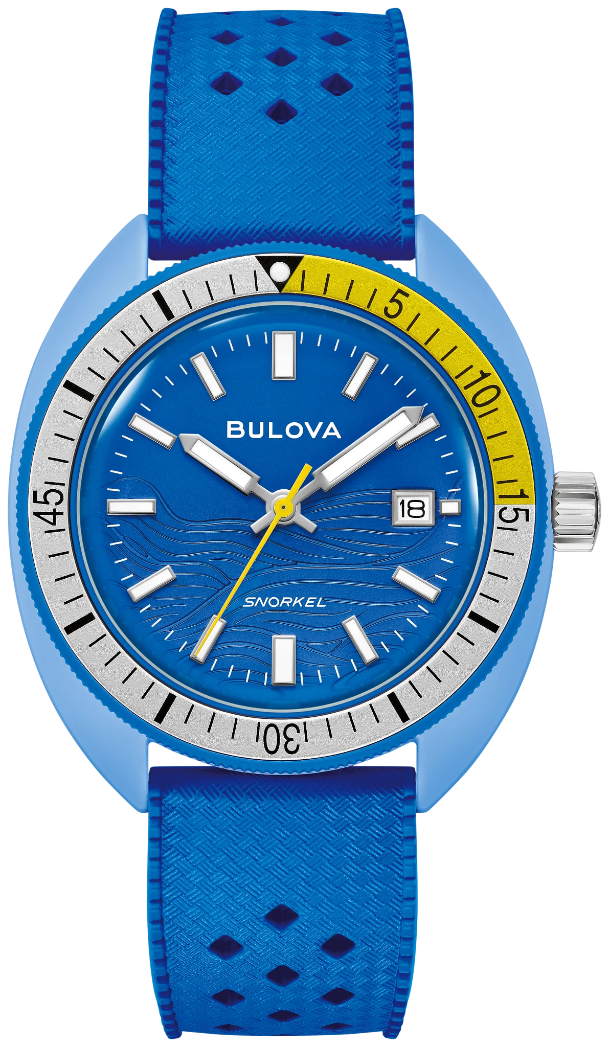 Snorkel - Blue Tang Fish by Bulova